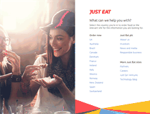 Tablet Screenshot of just-eat.com