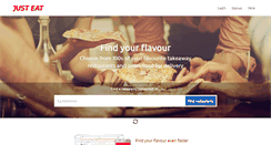 Desktop Screenshot of just-eat.ie