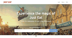 Desktop Screenshot of beta.just-eat.ie